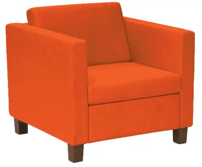 BOGA - 1 sedací souprava, látka BONDAI BN19 (3012) - látka oranžová